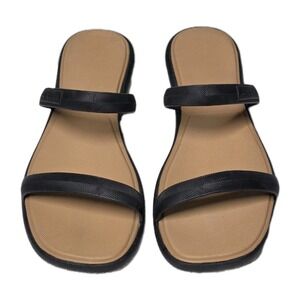 Reef Womens Size 7 Water Willow Marina Sandals  Black PVC Free